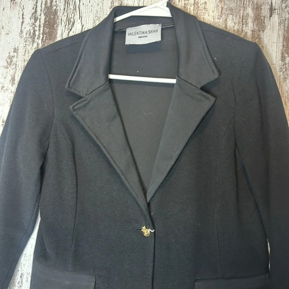 Valentina Shah Janet Blazer in black size 8 NWT - Picture 7 of 9